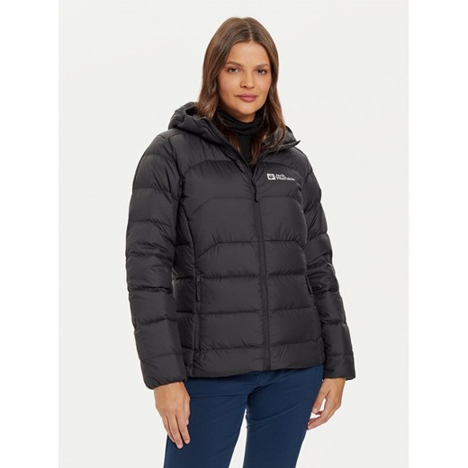 Jack Wolfskin Kurtka puchowa Ather Down A60330 Czarny Regular Fit ze sklepu MODIVO w kategorii Kurtki damskie - zdjęcie 182638537