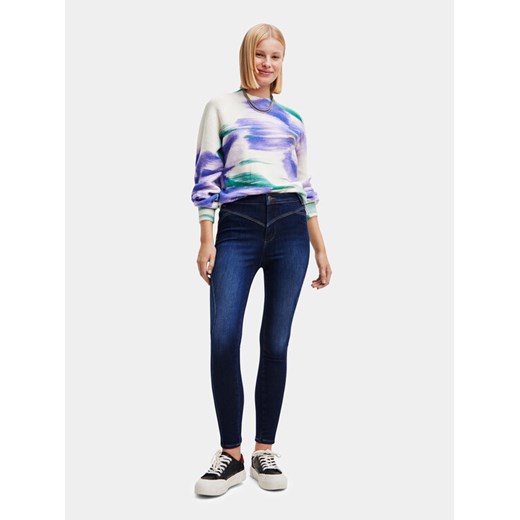 Desigual Jeansy 23WWDD44 Niebieski Slim Fit ze sklepu MODIVO w kategorii Jeansy damskie - zdjęcie 182638578