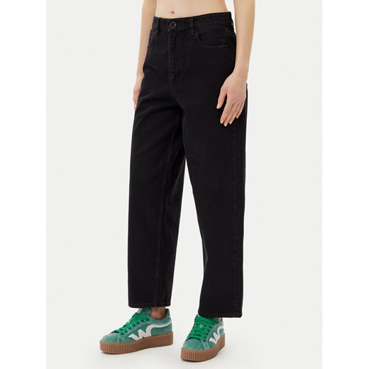 Volcom Jeansy Wellow B1912301 Czarny Loose Fit ze sklepu MODIVO w kategorii Jeansy damskie - zdjęcie 182638616