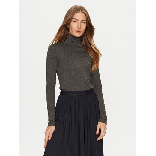 Weekend Max Mara Golf Multif 2425946042 Szary Slim Fit ze sklepu MODIVO w kategorii Swetry damskie - zdjęcie 182638636