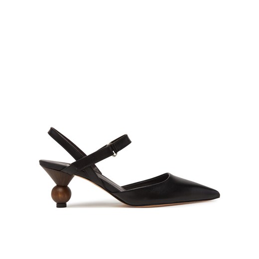Weekend Max Mara Sandały 2515521035600 Czarny ze sklepu MODIVO w kategorii Czółenka - zdjęcie 182638676