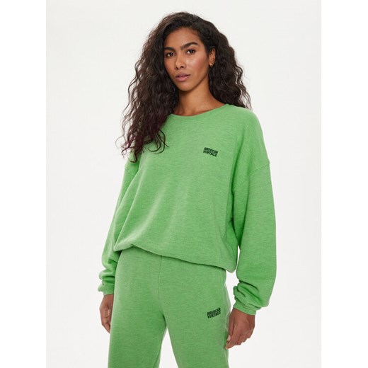 American Vintage Bluza Doven DOV03BE24 Zielony Regular Fit ze sklepu MODIVO w kategorii Bluzy damskie - zdjęcie 182638715