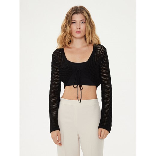 Vero Moda Kardigan Madera 10300292 Czarny Regular Fit ze sklepu MODIVO w kategorii Swetry damskie - zdjęcie 182638727