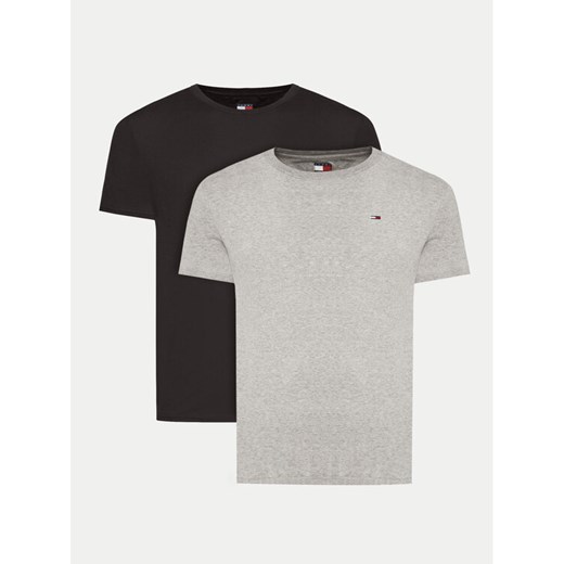 Tommy Jeans Komplet 2 t-shirtów DM0DM20687 Kolorowy Slim Fit ze sklepu MODIVO w kategorii T-shirty męskie - zdjęcie 182638769