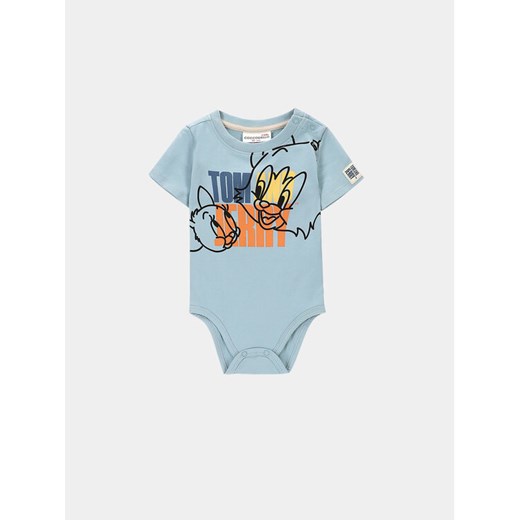 Coccodrillo Body dziecięce WC4112201LBW Niebieski ze sklepu MODIVO w kategorii Body niemowlęce - zdjęcie 182638779