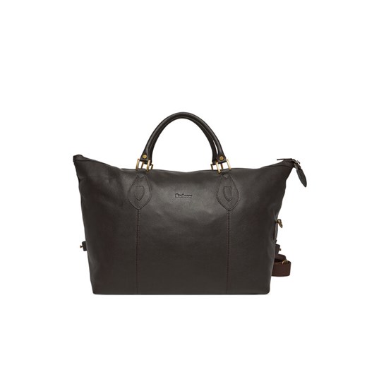 Barbour Torba Leather Medium Travel Explorer UBA0008BR91 Brązowy ze sklepu MODIVO w kategorii Torby podróżne - zdjęcie 182638806