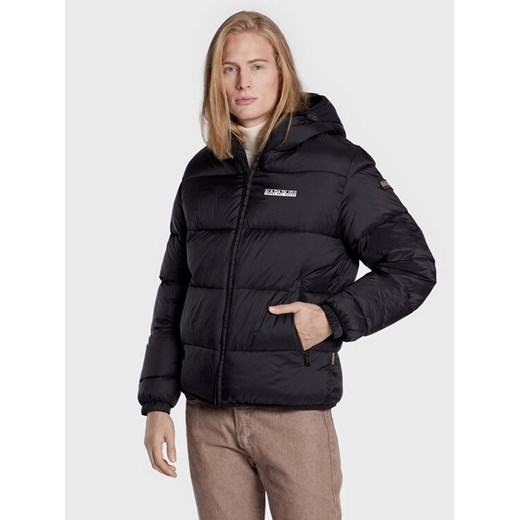 Napapijri Kurtka zimowa Suomi NP0A4GJE Czarny Regular Fit ze sklepu MODIVO w kategorii Kurtki męskie - zdjęcie 182638808