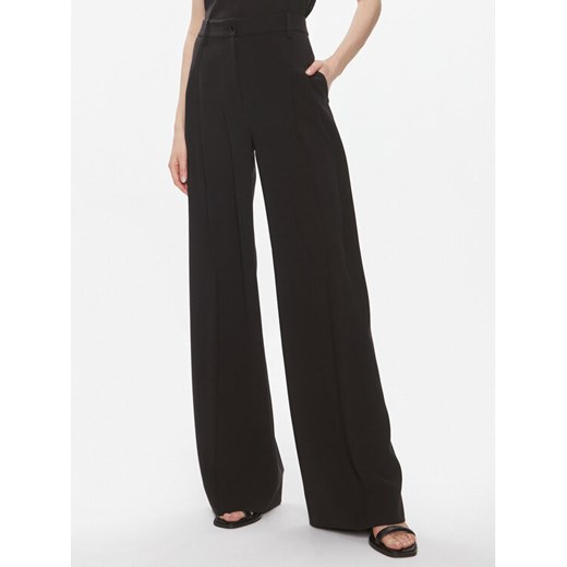 Calvin Klein Spodnie materiałowe K20K206774 Czarny Wide Leg ze sklepu MODIVO w kategorii Spodnie damskie - zdjęcie 182638817