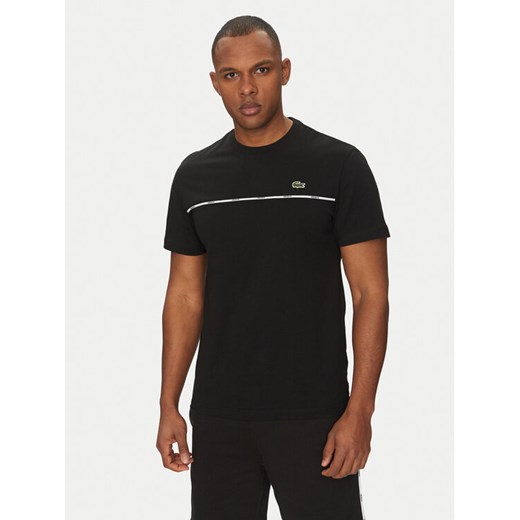 Lacoste T-Shirt TH9842 Czarny Regular Fit ze sklepu MODIVO w kategorii T-shirty męskie - zdjęcie 182638848