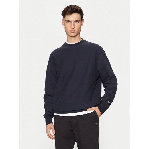 Champion Bluza 220707 Granatowy Relaxed Fit ze sklepu MODIVO w kategorii Bluzy męskie - zdjęcie 182638926