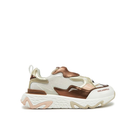 KARL LAGERFELD Sneakersy Blaze KL62423M Złoty ze sklepu MODIVO w kategorii Buty sportowe damskie - zdjęcie 182639048