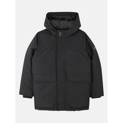 Boss Parka J51231 D Czarny Regular Fit ze sklepu MODIVO w kategorii Kurtki chłopięce - zdjęcie 182639146