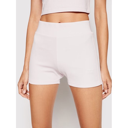 adidas Szorty sportowe Tennis Luxe Booty H56463 Różowy Slim Fit ze sklepu MODIVO w kategorii Szorty - zdjęcie 182639177