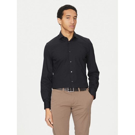 Marc O'Polo Koszula 520 72074 2256 Czarny Regular Fit ze sklepu MODIVO w kategorii Koszule męskie - zdjęcie 182639198