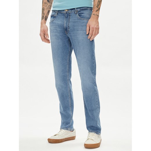 Lee Jeansy Rider 112352845 Niebieski Slim Fit ze sklepu MODIVO w kategorii Jeansy męskie - zdjęcie 182639226