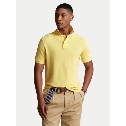 Polo Ralph Lauren Polo Core Replen 710795080 Żółty Slim Fit ze sklepu MODIVO w kategorii T-shirty męskie - zdjęcie 182639276