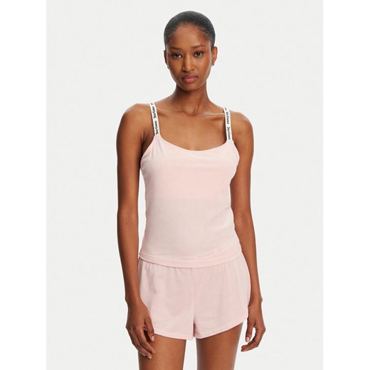 Juicy Couture Top Elina JCLCT125501 Różowy Slim Fit ze sklepu MODIVO w kategorii Bluzki damskie - zdjęcie 182639278
