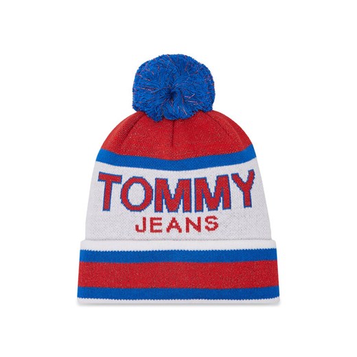 Tommy Jeans Czapka Heritage AW0AW14084 Kolorowy ze sklepu MODIVO w kategorii Czapki zimowe damskie - zdjęcie 182639359