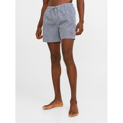 Jack&Jones Szorty kąpielowe Fiji 12253240 Granatowy Regular Fit S MODIVO