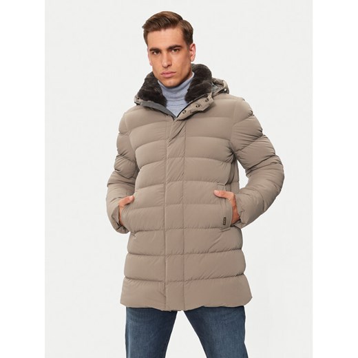 Hetregó Kurtka puchowa William 8N435R Beżowy Regular Fit ze sklepu MODIVO w kategorii Kurtki męskie - zdjęcie 182639478