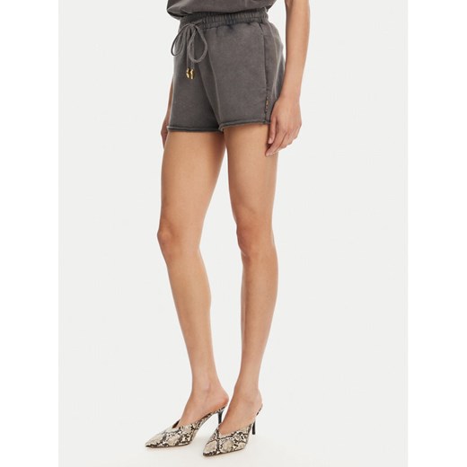 Just Cavalli Szorty sportowe 78PADE10 Czarny Loose Fit ze sklepu MODIVO w kategorii Szorty - zdjęcie 182639508