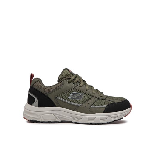 Skechers Sneakersy Verketta 51898/OLBK Khaki ze sklepu MODIVO w kategorii Buty trekkingowe męskie - zdjęcie 182639529