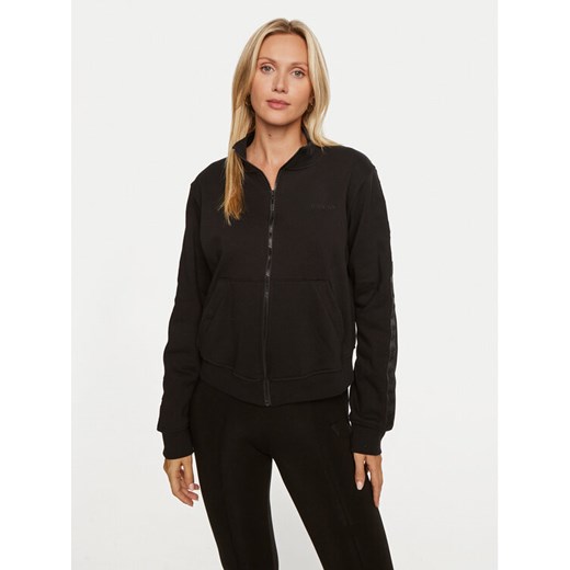 Guess Bluza Stacie V4BQ01 KC5O0 Czarny Regular Fit ze sklepu MODIVO w kategorii Bluzy damskie - zdjęcie 182639538