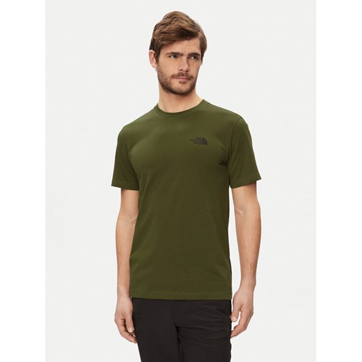 The North Face T-Shirt Simple Dome NF0A87NG Zielony Regular Fit The North Face XXL MODIVO