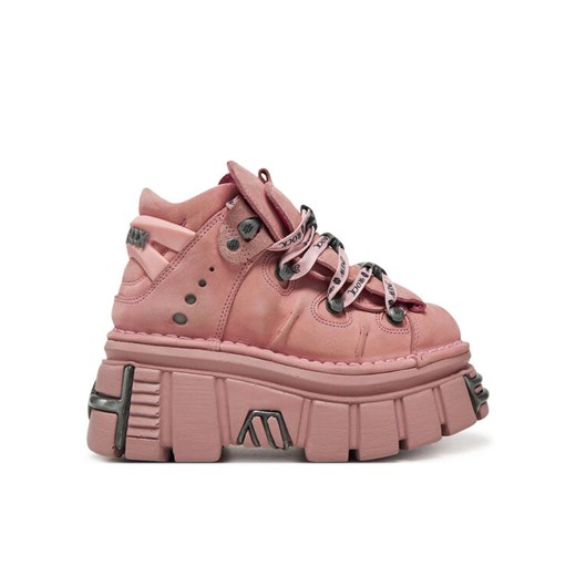 NEW ROCK Sneakersy M-106-C158 Różowy ze sklepu MODIVO w kategorii Buty sportowe damskie - zdjęcie 182639567