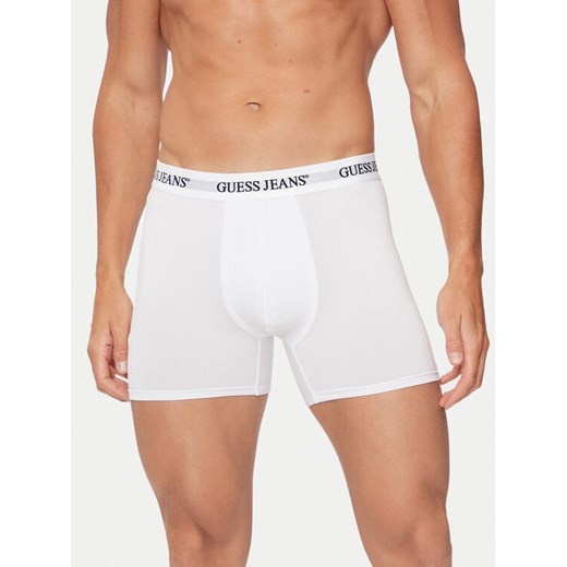 Guess Jeans Bokserki M4BZ42 KBF92 Biały ze sklepu MODIVO w kategorii Majtki męskie - zdjęcie 182639605