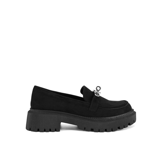 DeeZee Loafersy BBT-22663-1 Czarny ze sklepu MODIVO w kategorii Lordsy damskie - zdjęcie 182639626