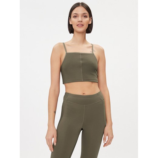 Reebok Top Yoga Performance IM4045 Zielony Fitted Fit ze sklepu MODIVO w kategorii Bluzki damskie - zdjęcie 182639658
