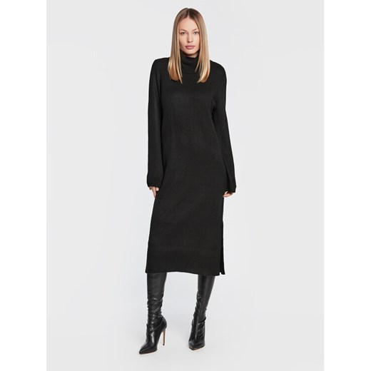 ONLY Sukienka dzianinowa Brandie 15214595 Czarny Regular Fit ze sklepu MODIVO w kategorii Sukienki - zdjęcie 182639709