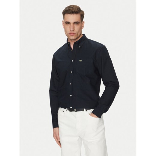 Lacoste Koszula CH1911 Czarny Regular Fit ze sklepu MODIVO w kategorii Koszule męskie - zdjęcie 182639727