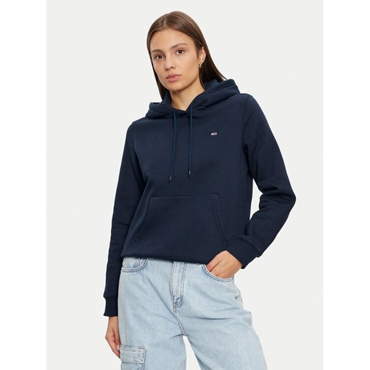 Tommy Jeans Bluza DW0DW19958 Granatowy Regular Fit ze sklepu MODIVO w kategorii Bluzy damskie - zdjęcie 182639736