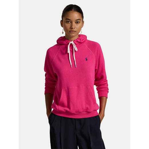 Polo Ralph Lauren Bluza 211935583011 Różowy Regular Fit ze sklepu MODIVO w kategorii Bluzy damskie - zdjęcie 182639795