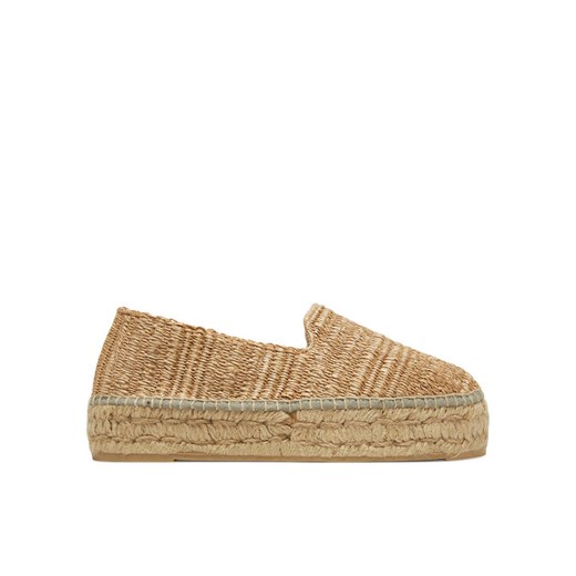 Manebi Espadryle H 1.5 D0 Beżowy ze sklepu MODIVO w kategorii Espadryle damskie - zdjęcie 182639865