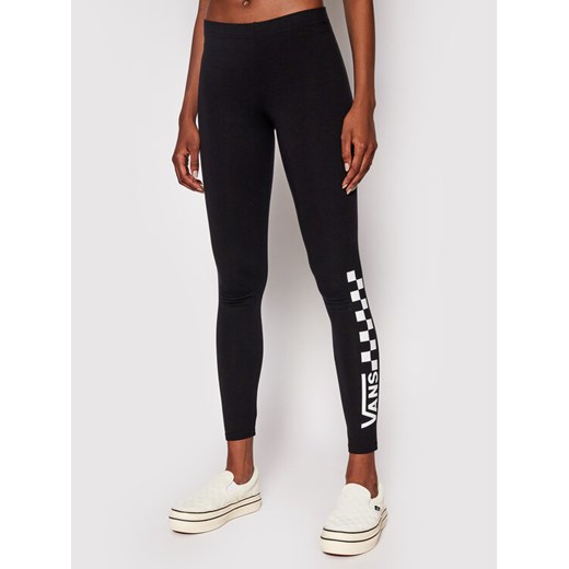 Vans Legginsy Chalkboard Classic VN0A4S9W Czarny Slim Fit ze sklepu MODIVO w kategorii Spodnie damskie - zdjęcie 182639929