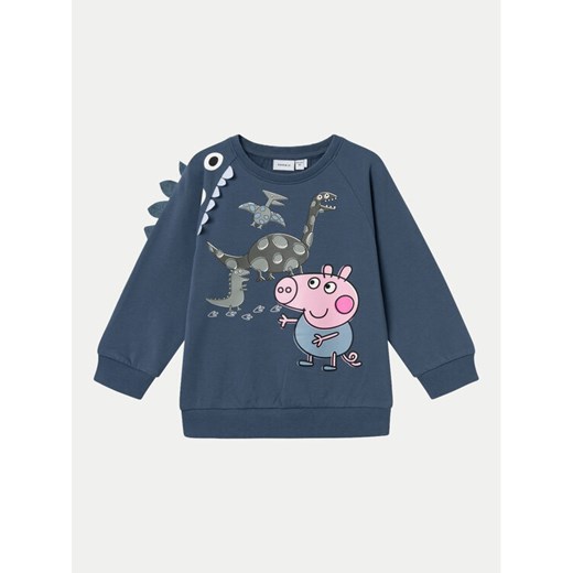 NAME IT Bluza PEPPA PIG 13233914 Niebieski Regular Fit ze sklepu MODIVO w kategorii Bluzy chłopięce - zdjęcie 182639997