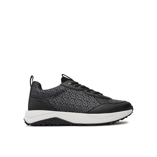 Hugo Sneakersy Kane Runn Mono2 50517257 Czarny ze sklepu MODIVO w kategorii Buty sportowe męskie - zdjęcie 182640007