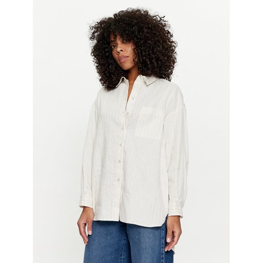 TWINSET Koszula 241TT2221 Biały Loose Fit ze sklepu MODIVO w kategorii Koszule damskie - zdjęcie 182640035