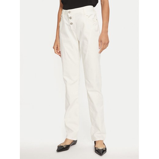 Please Jeansy P0VVHO2I5N Biały Slim Fit ze sklepu MODIVO w kategorii Jeansy damskie - zdjęcie 182640077