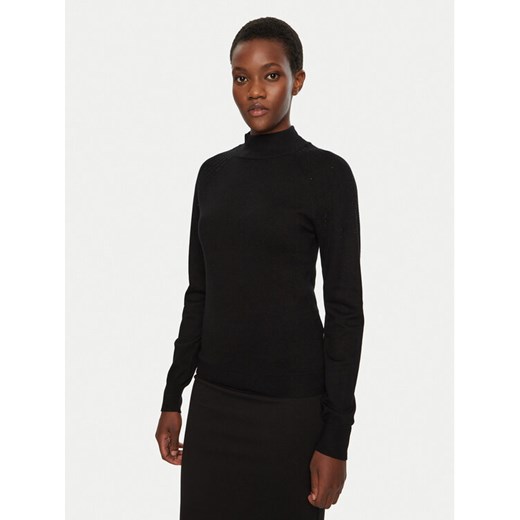 Morgan Sweter 242-MPRETTY Czarny Slim Fit ze sklepu MODIVO w kategorii Swetry damskie - zdjęcie 182640108