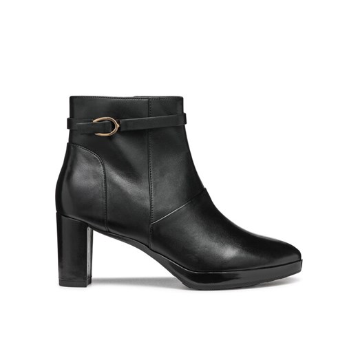 Geox Botki D Walk Pleasure 60 D46TEA 00043 C9999 Czarny ze sklepu MODIVO w kategorii Botki - zdjęcie 182640126