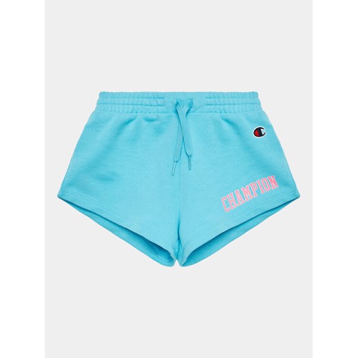 Champion Szorty materiałowe 404657 Błękitny Regular Fit ze sklepu MODIVO w kategorii Spodenki dziewczęce - zdjęcie 182640216