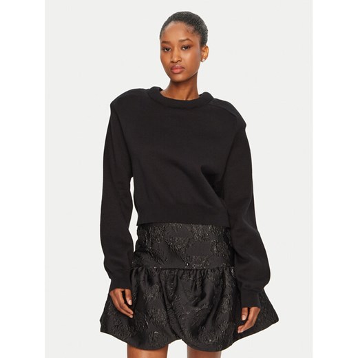 ROTATE Sweter 114035100 Czarny Regular Fit ze sklepu MODIVO w kategorii Swetry damskie - zdjęcie 182640218