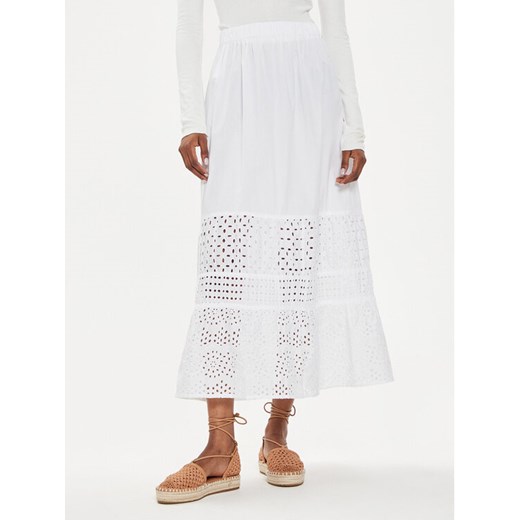 United Colors Of Benetton Spódnica trapezowa 49HSD003N Biały Regular Fit ze sklepu MODIVO w kategorii Spódnice - zdjęcie 182640225