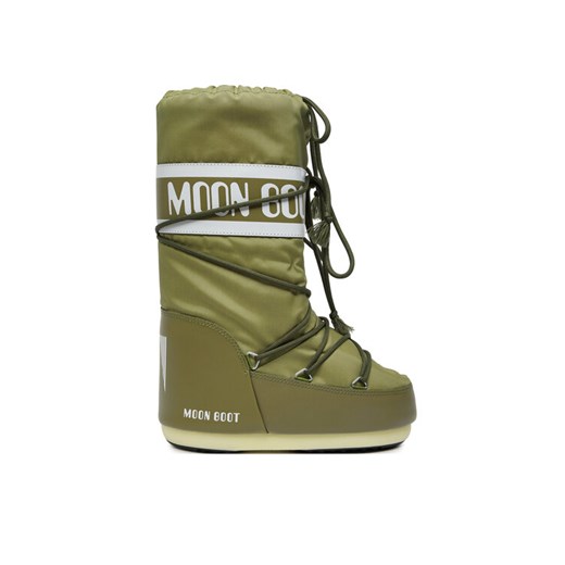 Moon Boot Śniegowce 80D1400440 Khaki ze sklepu MODIVO w kategorii Buty zimowe dziecięce - zdjęcie 182640227