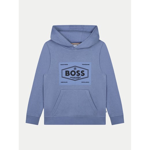 Boss Bluza J51194 D Niebieski Regular Fit ze sklepu MODIVO w kategorii Bluzy chłopięce - zdjęcie 182640295