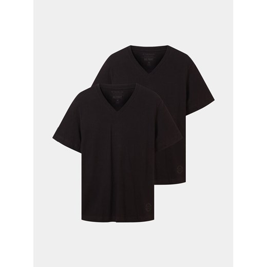 Tom Tailor Komplet 2 t-shirtów 1037738 Czarny Regular Fit ze sklepu MODIVO w kategorii T-shirty męskie - zdjęcie 182640325